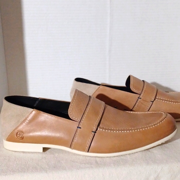 Lanvin En Bleu, Mens Tan Leather Loafers. SZ. 27 / 10 US. - Picture 6 of 8